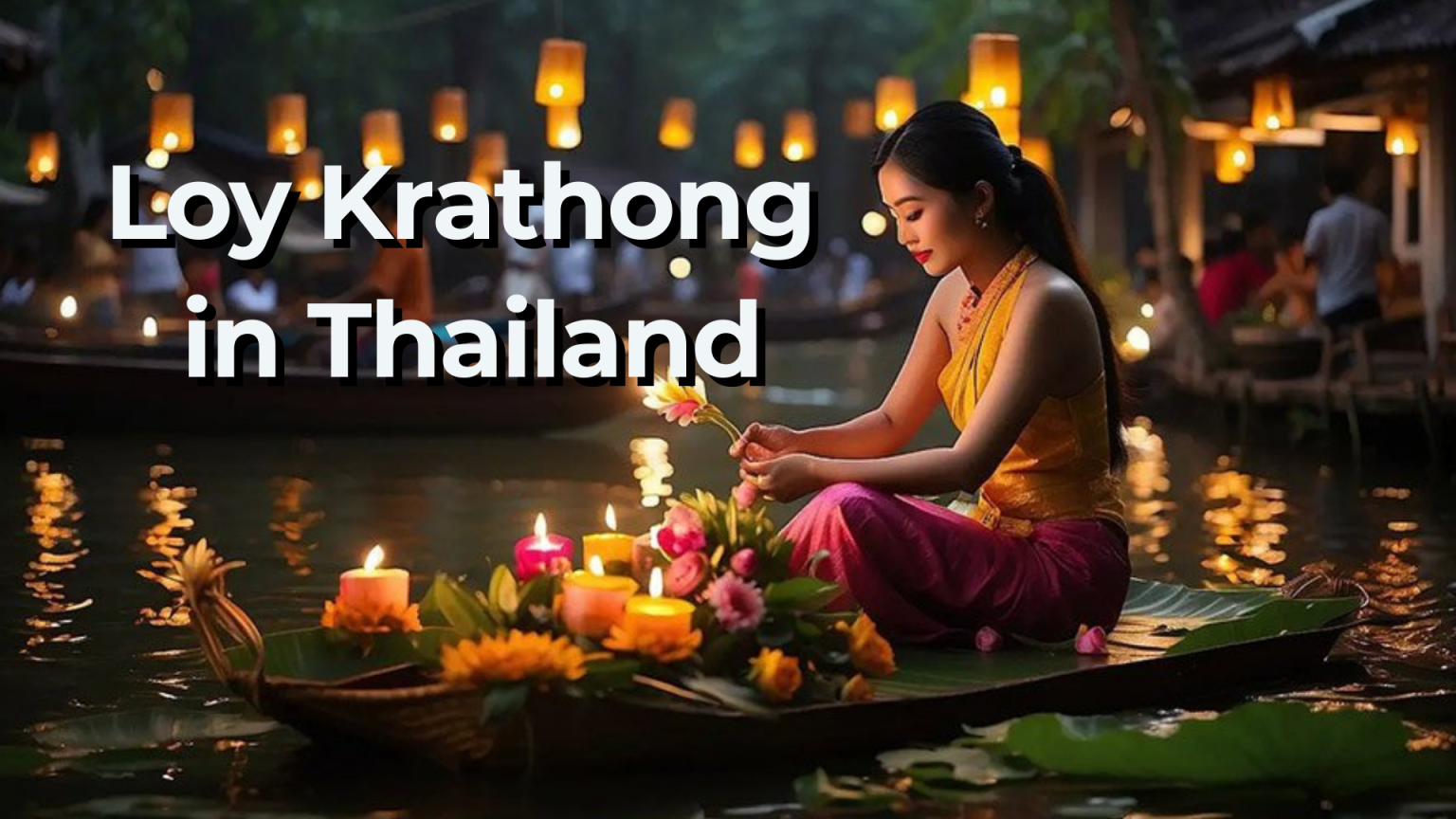 Loy Krathong 2024 Celebrating Thailand's Festival of Light and Water