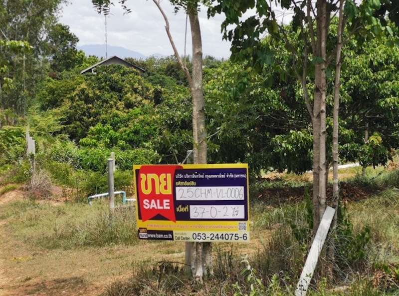Empty land, Nong Hae House Project, Chiang Mai