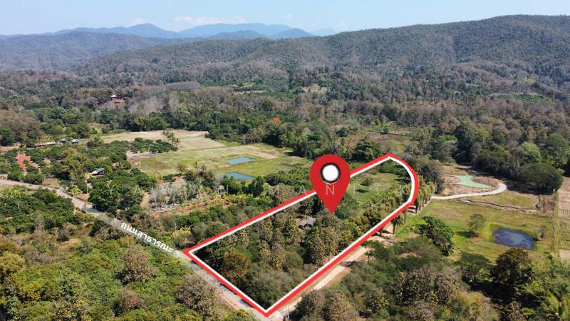 Prime 9-Rai Land for Sale Near Hot Springs, Chiang Mai